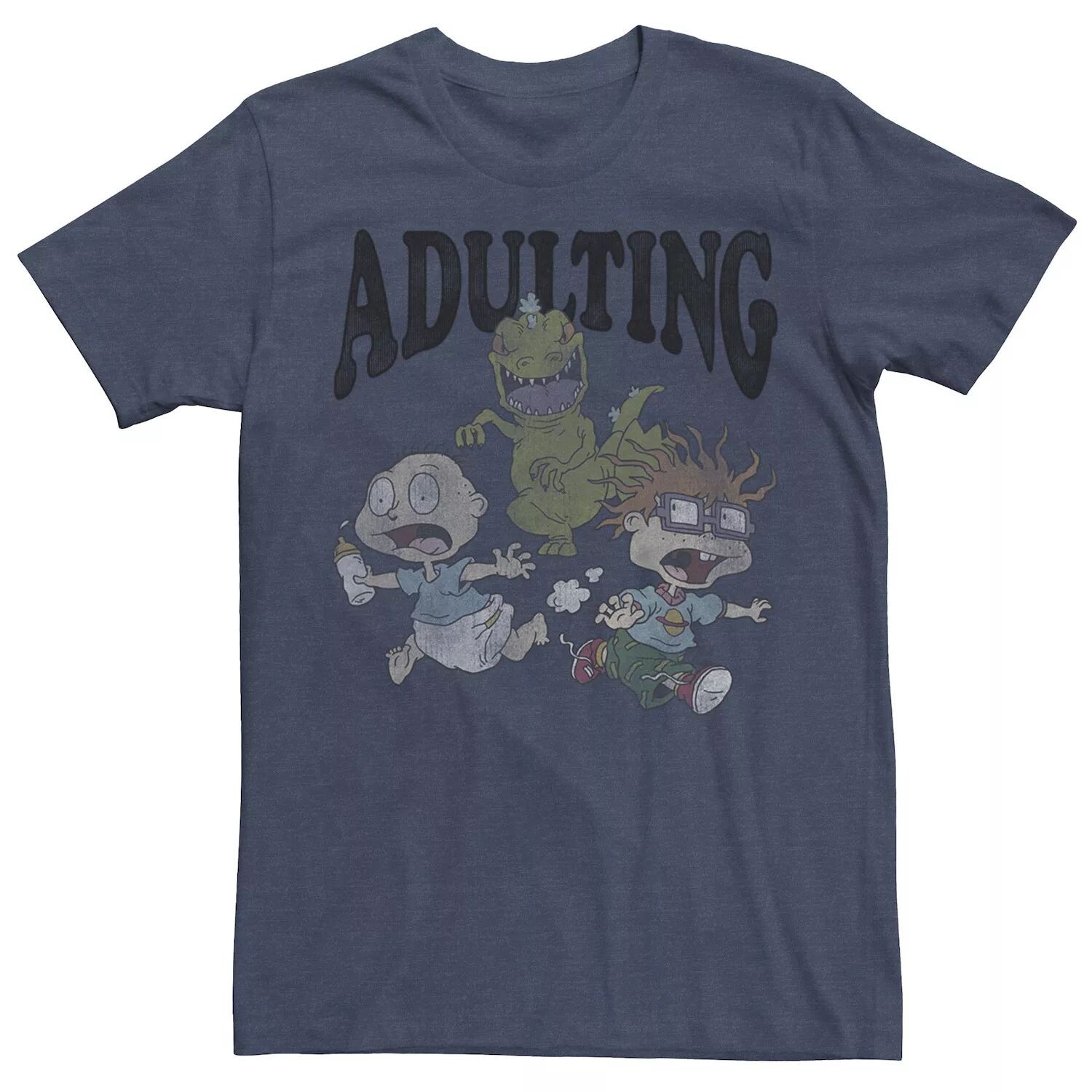 

Мужская футболка для взрослых Rugrats Reptar Run Licensed Character