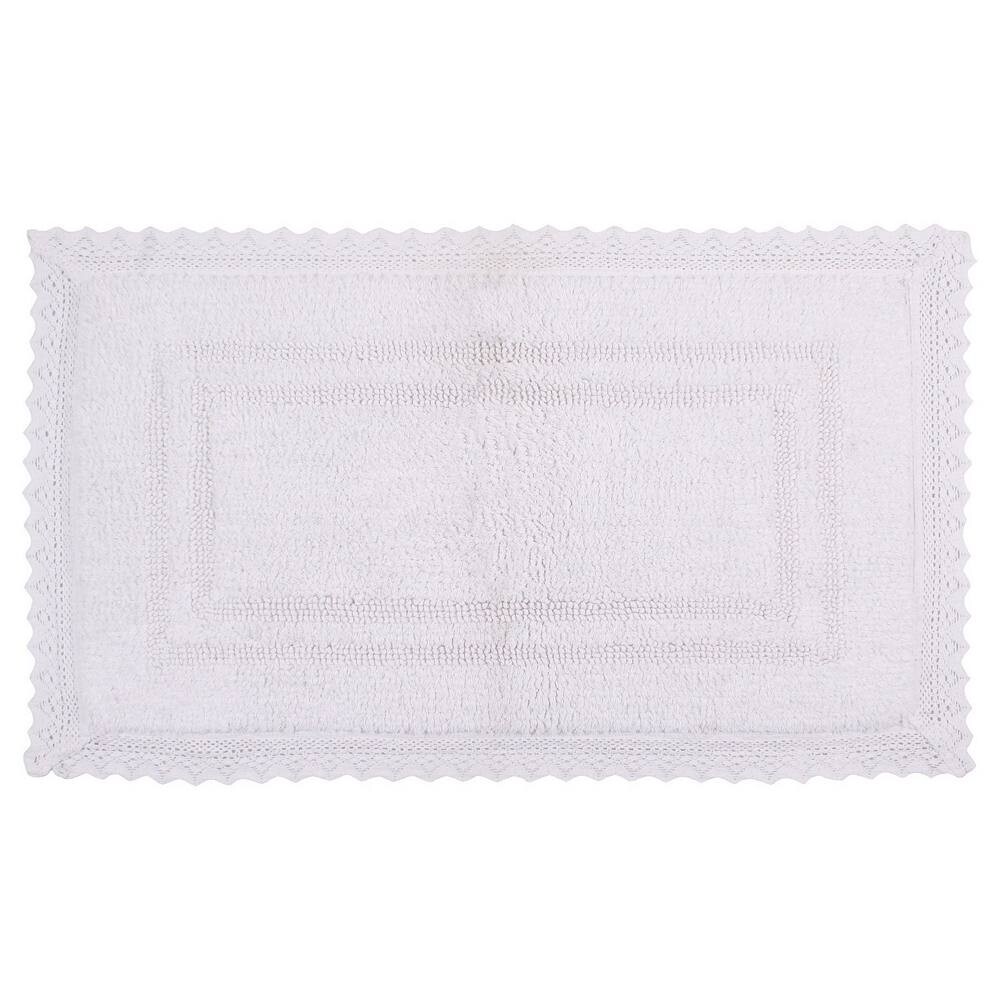 

Главная Weavers Коллекция роскошных ковриков для ванной 100% хлопок с прошивкой, очень мягкие и впитывающие коврики для ванной Home Weavers, белый