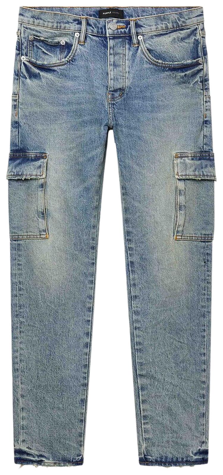 

Джинсы-карго узкие фиолетовые PURPLE BRAND Blue Stone