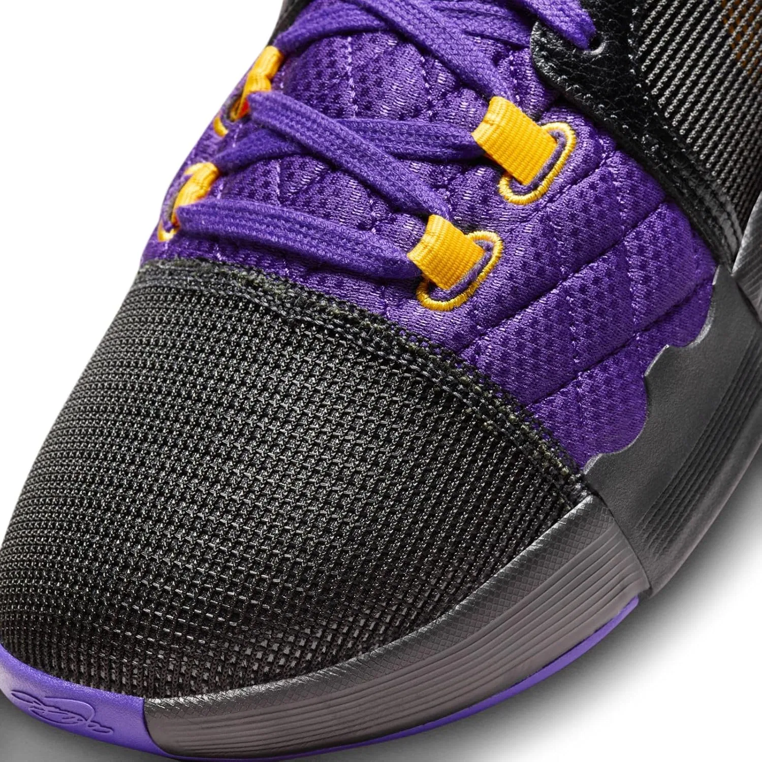 Мужские баскетбольные кроссовки Nike Lebron Witness VIII, Multicoloured Black University Gold Field Purple — фото 4