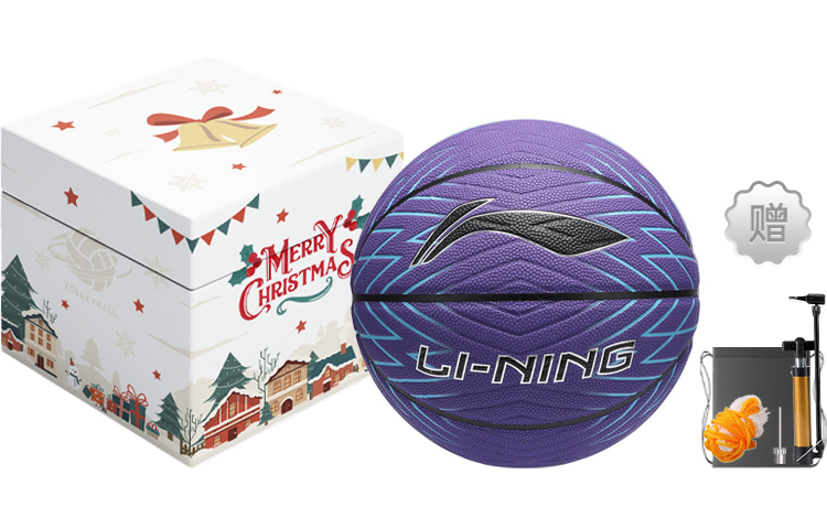 

LINING Баскетбольный мяч PU Basketball Purple размер 7 тренировочный unisex Китай