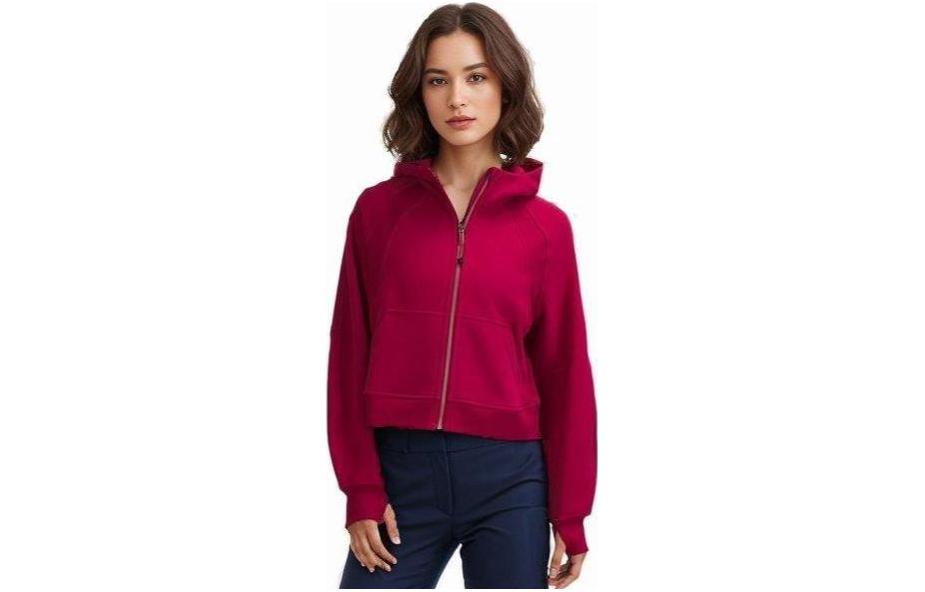

Lululemon Короткое пальто Scuba Series, Garnet Red/POME