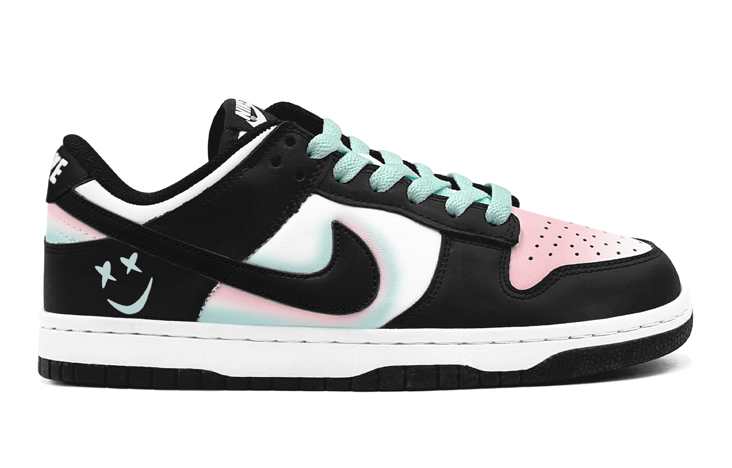 Nike Мужские кроссовки dunk skateboard низкие pink — фото 4