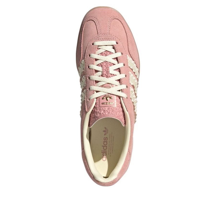 Кроссовки (WMNS) adidas Gazelle Indoor 'Wonder Mauve Crew White' — фото 4