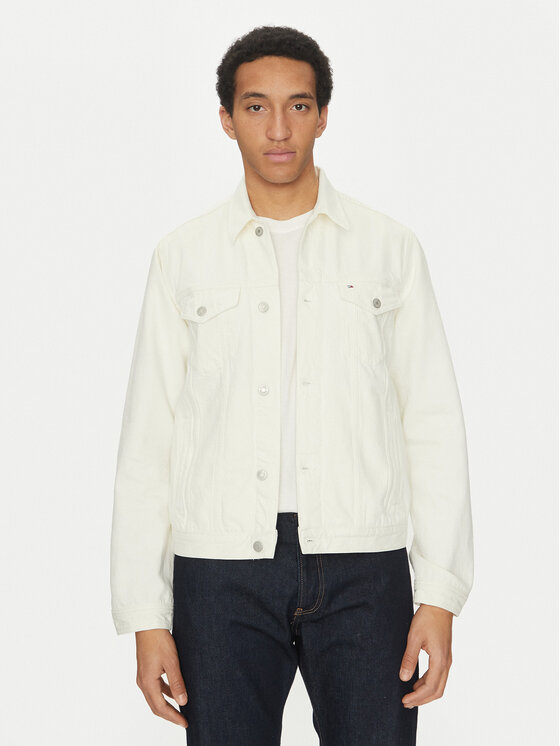 

Джинсовая куртка обычного кроя MW0MW39212 Tommy Hilfiger, экрю