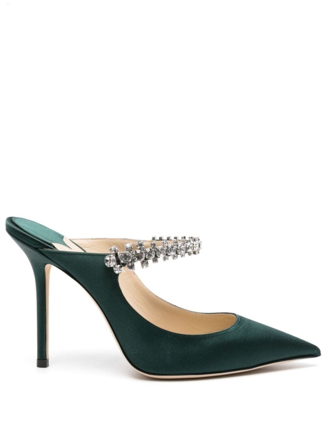 

Jimmy Choo мюли Bing 100 с кристаллами, зеленый