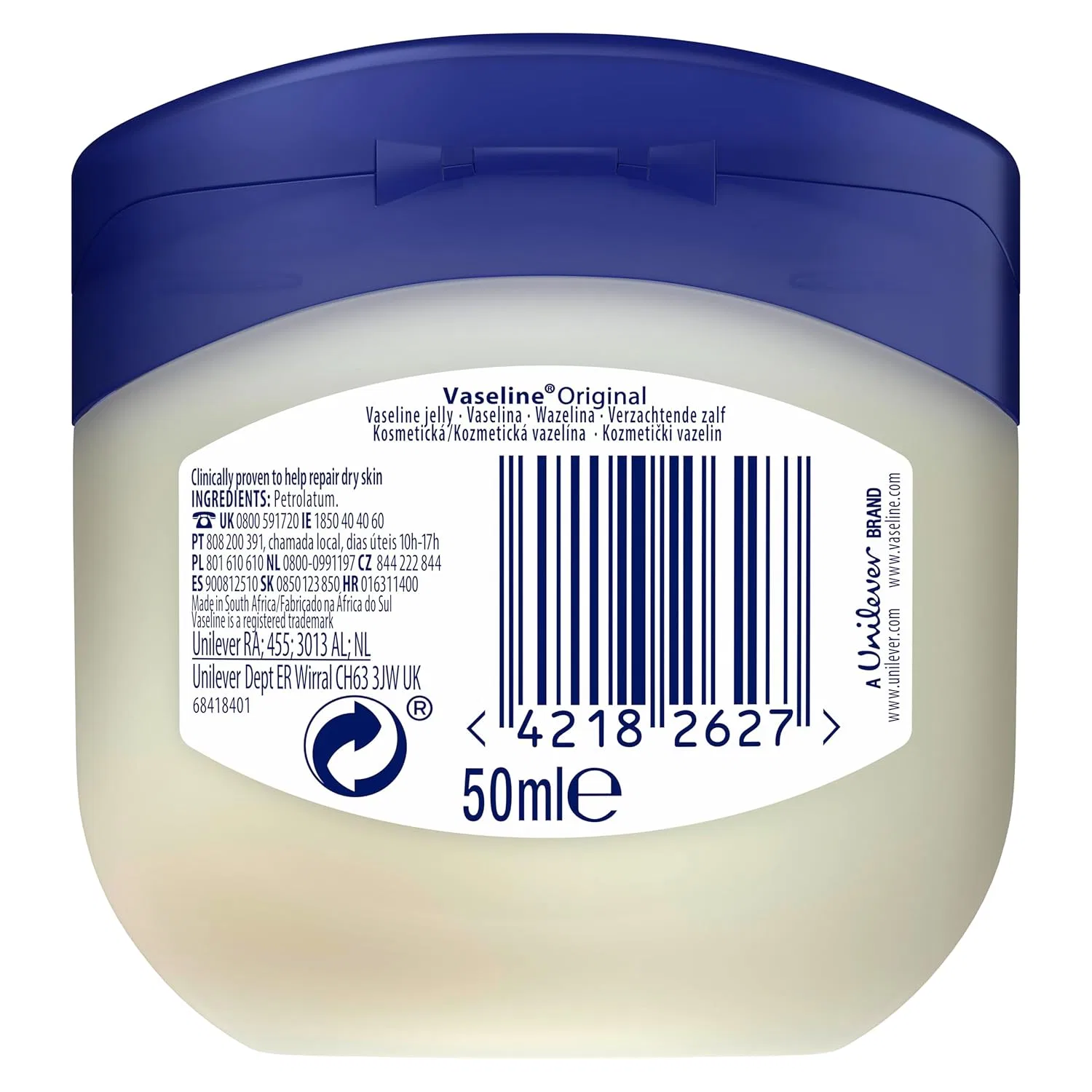 Вазелин Original Pure от Vaseline, 50 мл Vaseline — фото 2