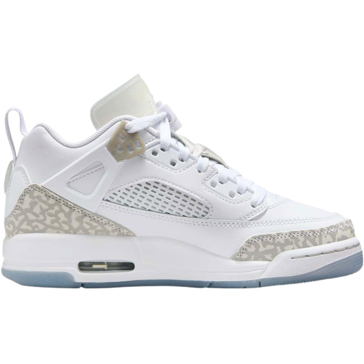 Jordan Spizike нескользящие износостойкие низкие детские баскетбольные кроссовки white — фото 3