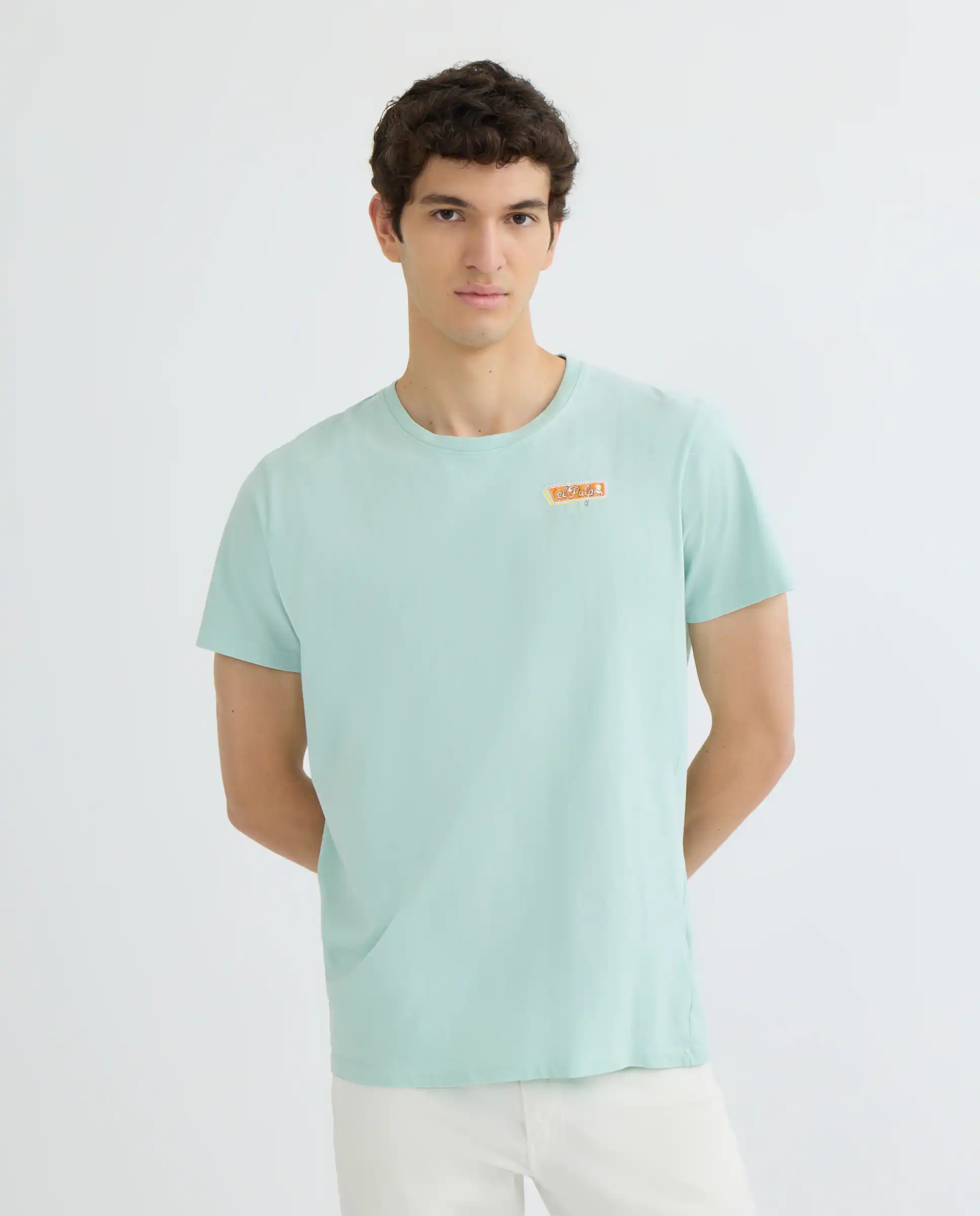 

Футболка мужская с коротким рукавом и круглым вырезом El Pulpo, бирюзовый