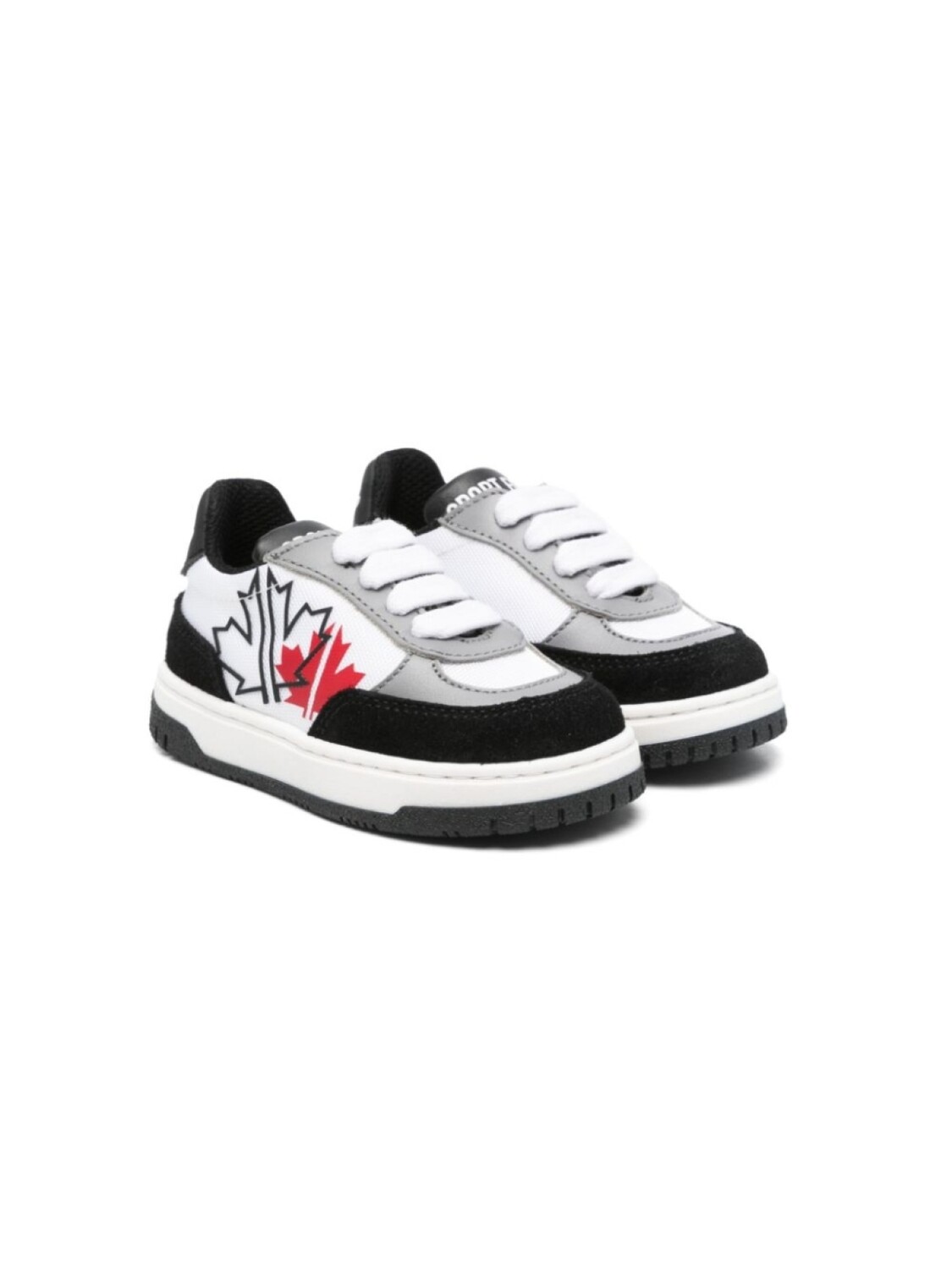 

Кроссовки DSQUARED2 KIDS со вставками, белый