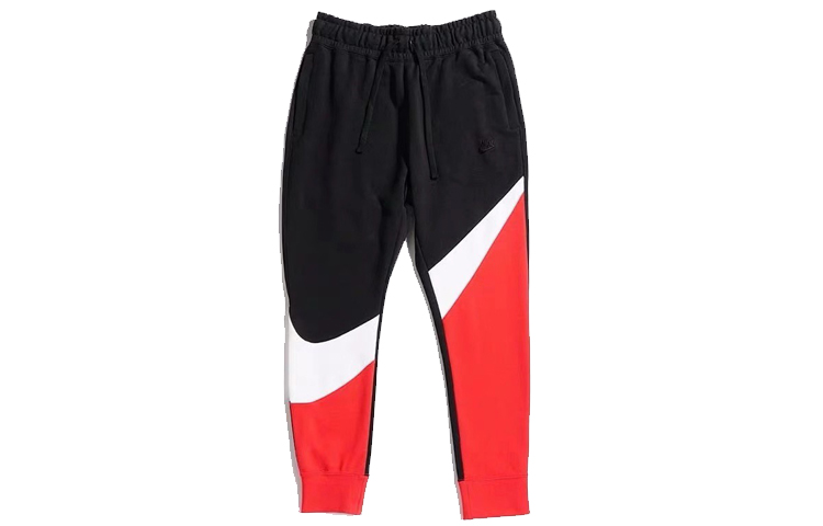 

Вязаные спортивные брюки мужские Nike, черный красный