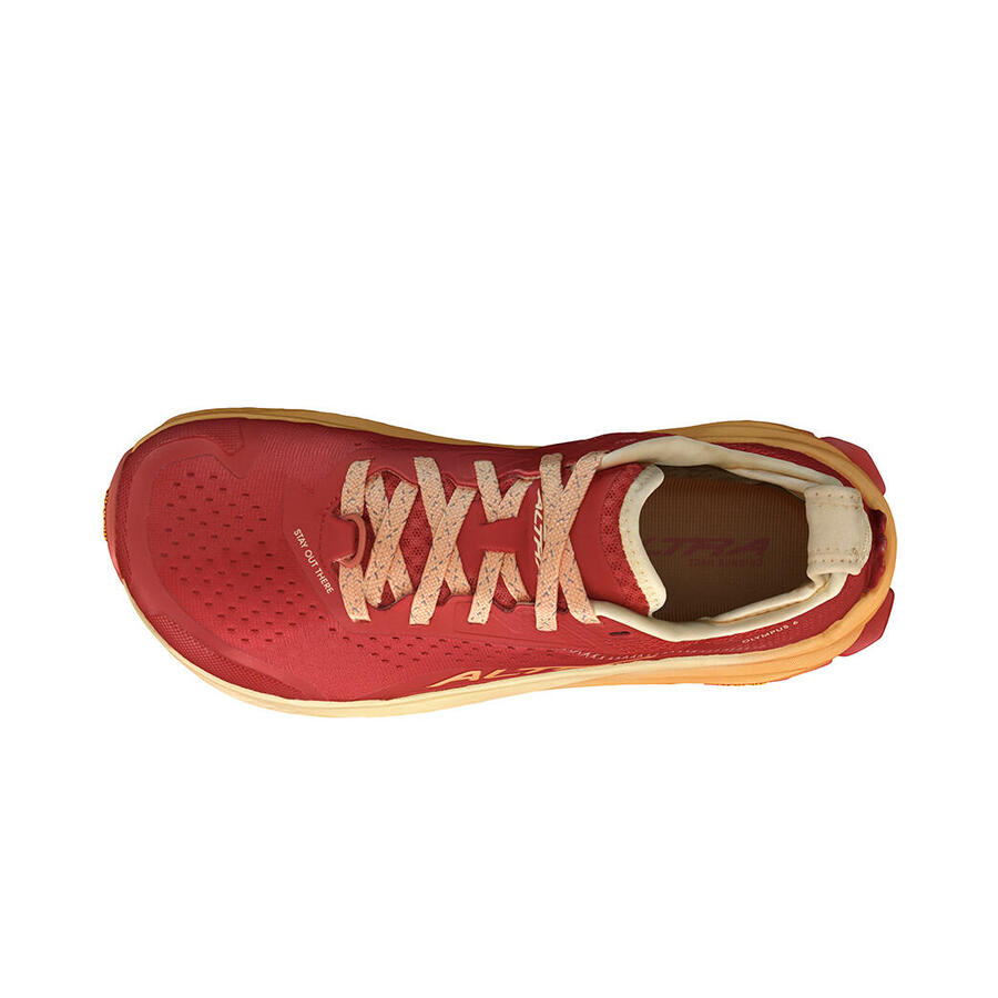 ALTRA Спортивные кроссовки для бега/трейлраннинга женские OLYMPUS 6 мужские красные — фото 3