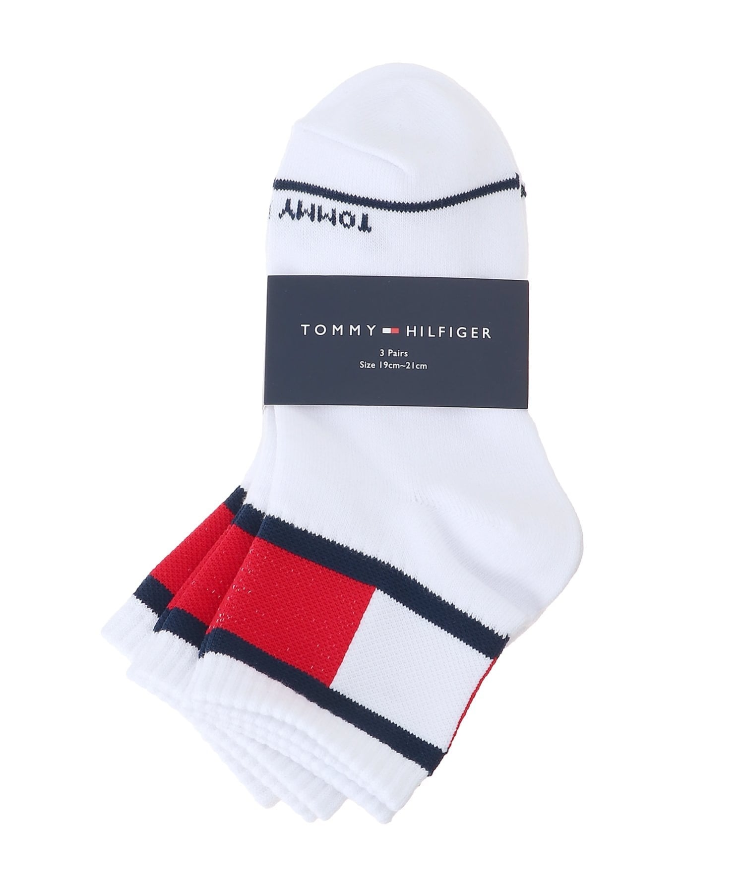 Носки Набор из 3 пар носков /(K) Quarter Socks. Tommy Hilfiger, white — фото 3