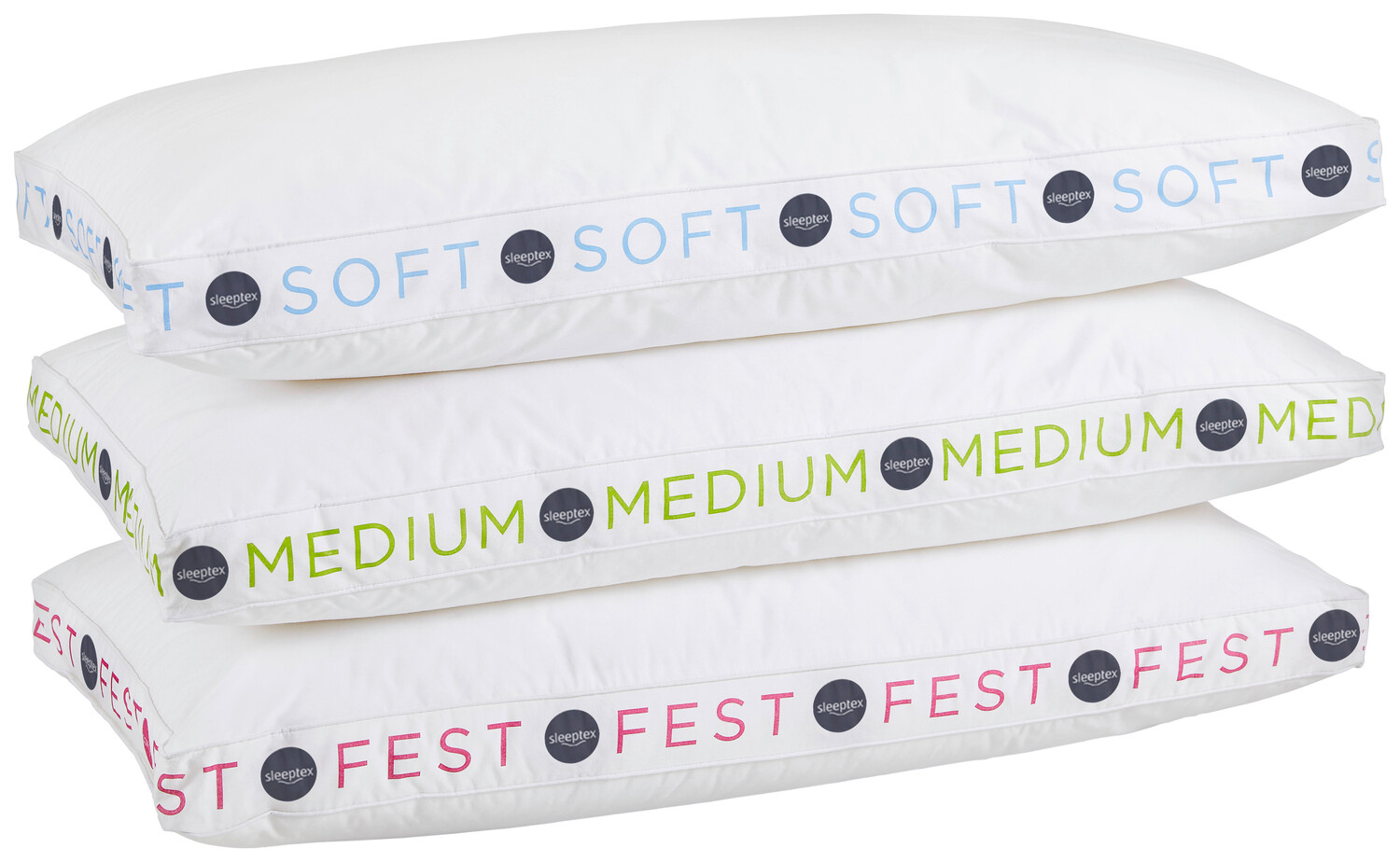 

Подушка comfy soft Sleeptex, синий/белый