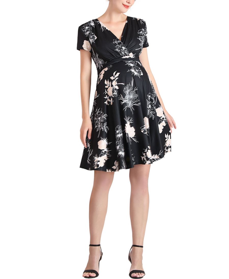 

Платье для кормления и беременных Бесс с имитацией запаха kimi + kai, Multicolored