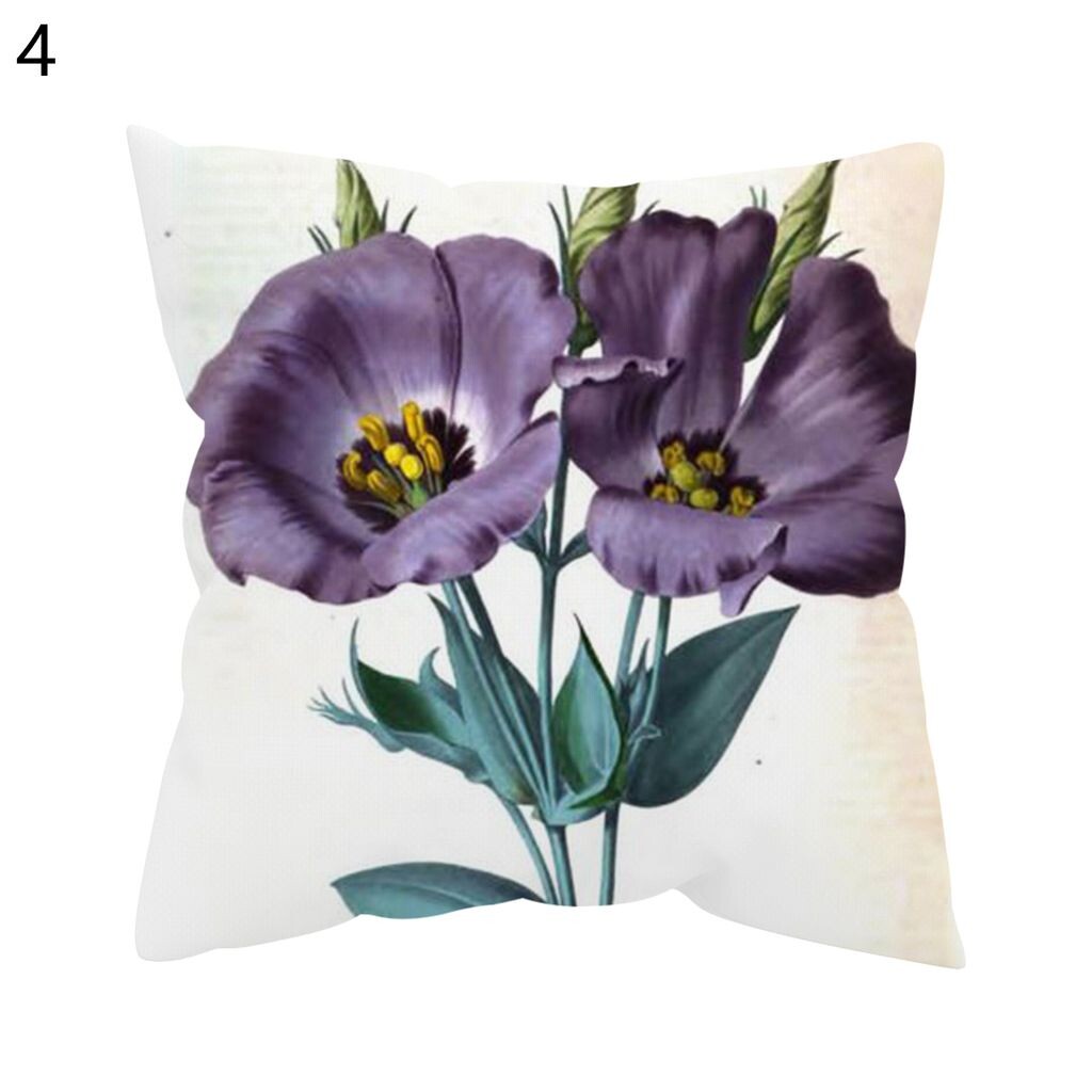 

Наволочка Складная легкая в уходе подушка из полиэстера с листьями и цветочным принтом District Home Supplies-4 Stuttg