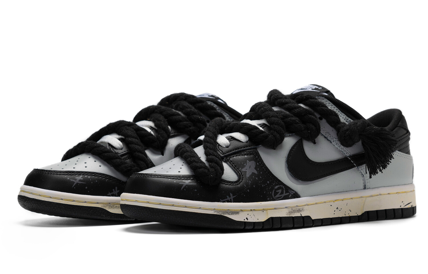 

Кроссовки Nike Dunk Skateboard Shoes Men Low-Top Black/Gray