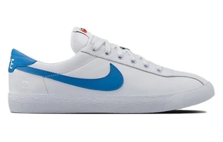 Nike Fragment Design Zoom Lauderdale противоскользящие кроссовки для скейтбординга с амортизацией, мужские, бело-синие — фото 3