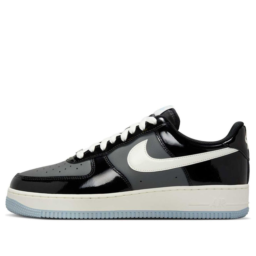 

Кроссовки Nike Air Force 1 Low 'Black Iron Grey Patent', черный