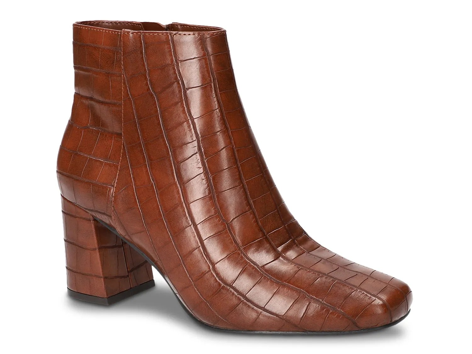 Ботинки Bella Vita Wilma Bootie, Tan Croc Print