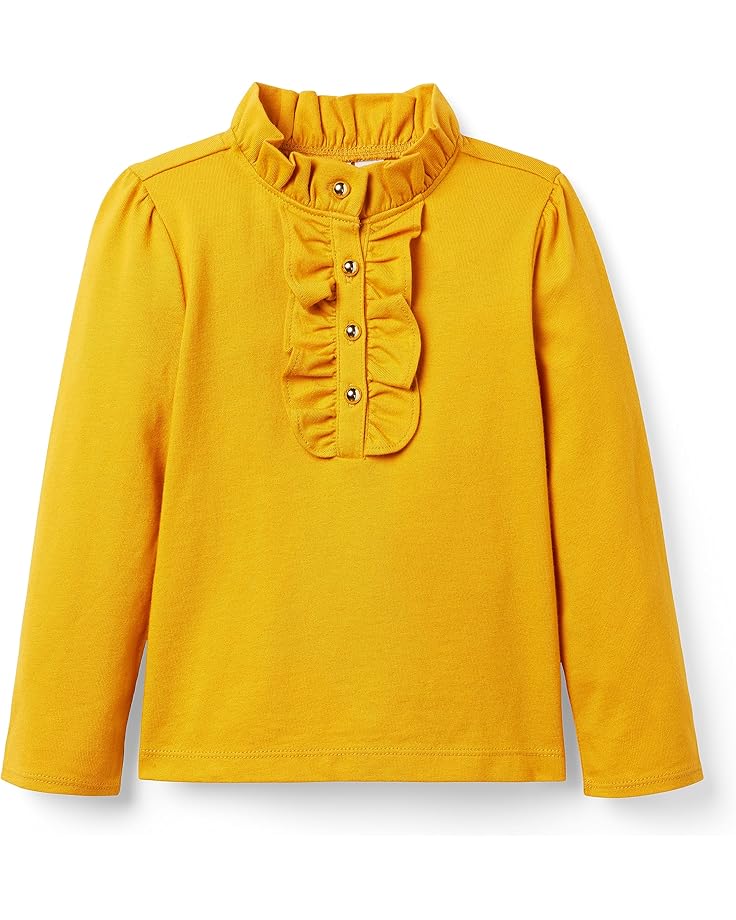 

Топ Janie and Jack Ruffle Top, желтый