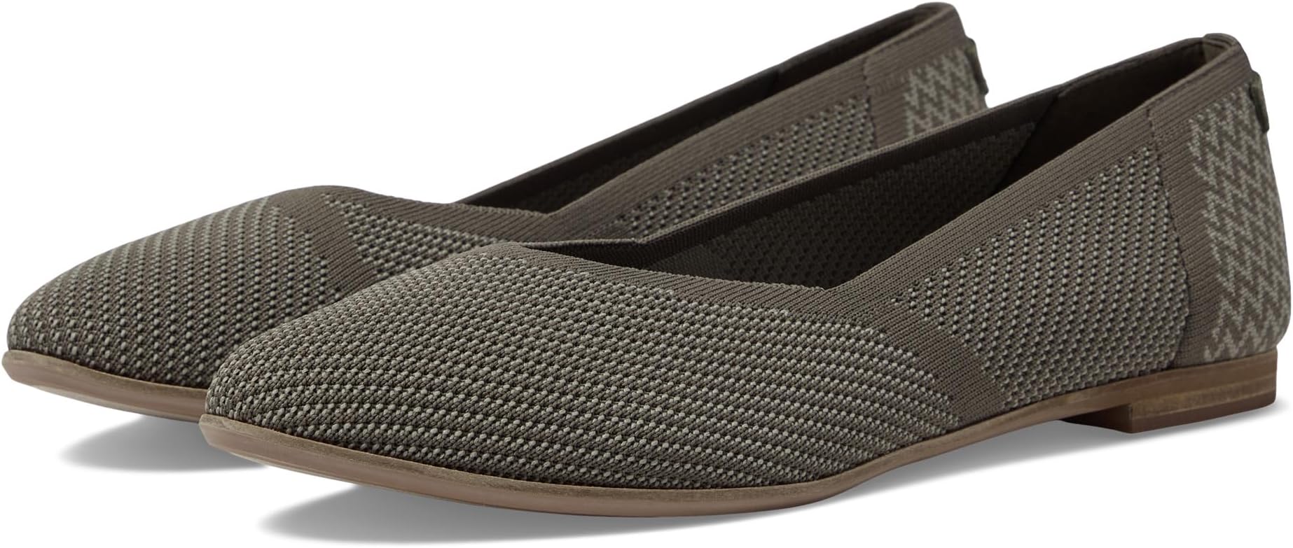 

Балетки Jutti Neat TOMS, цвет Olive Night REPREVE Engineered Knit