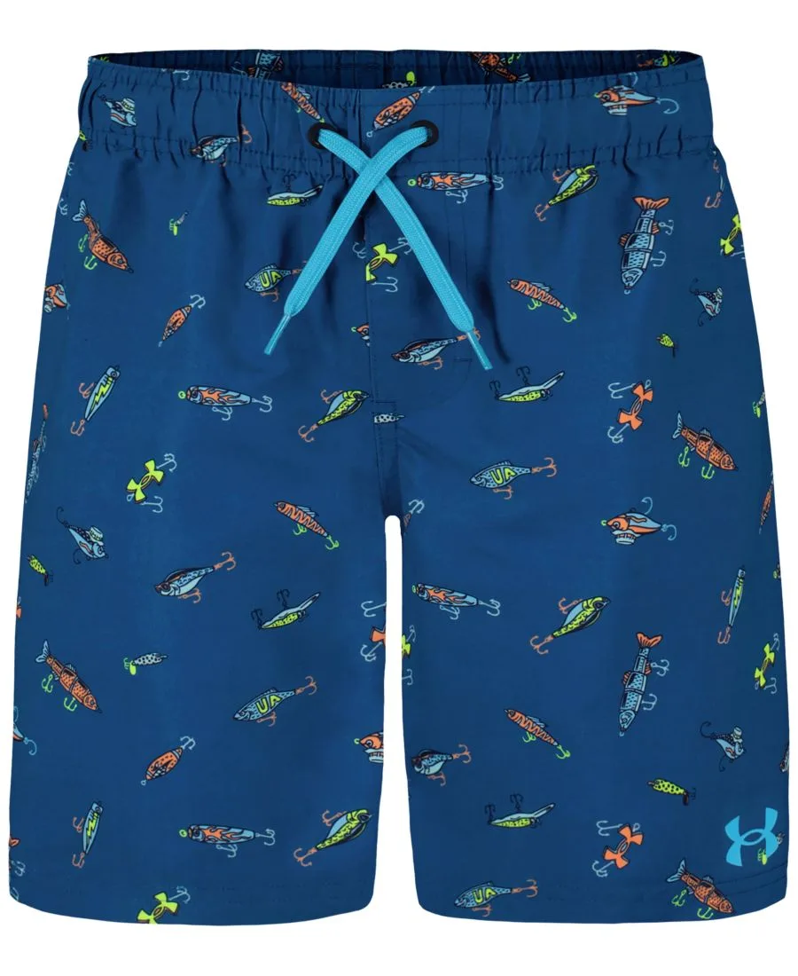 Плавки с принтом для мальчиков 8-20 лет Under Armour, varsity синий