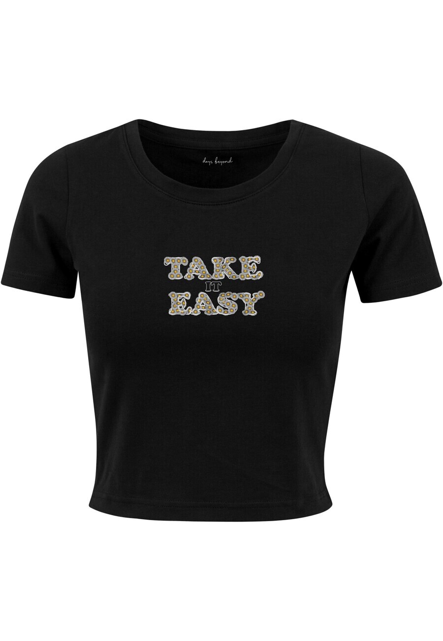 

Футболка Days Beyond Shirt Take It Daisy, черный