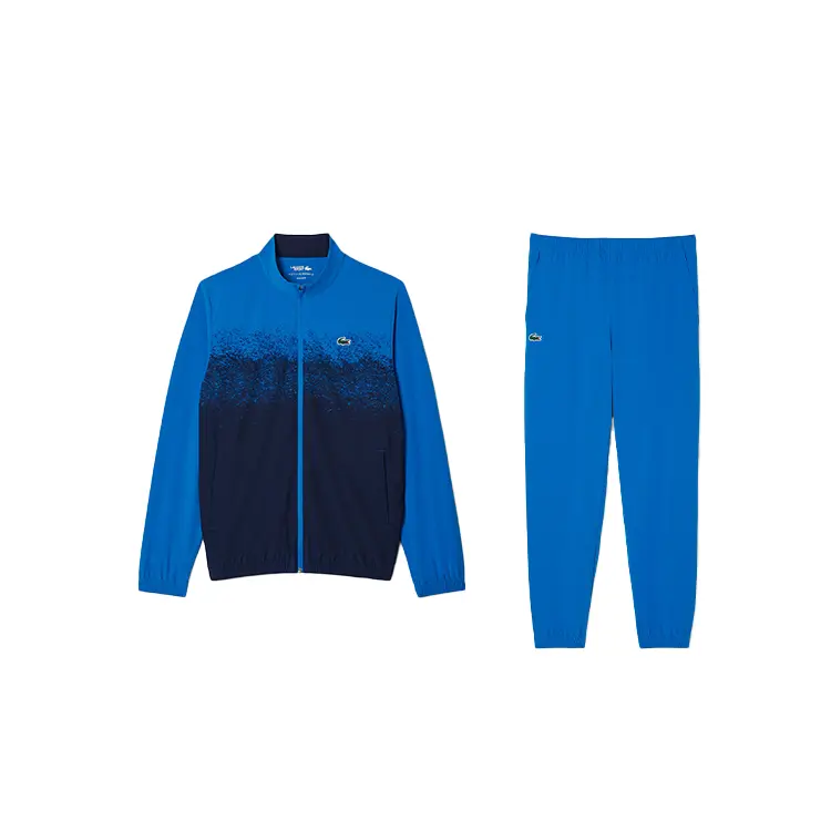 Тренировочный костюм X Novak Djokovic LACOSTE, зеленый/синий — фото 3