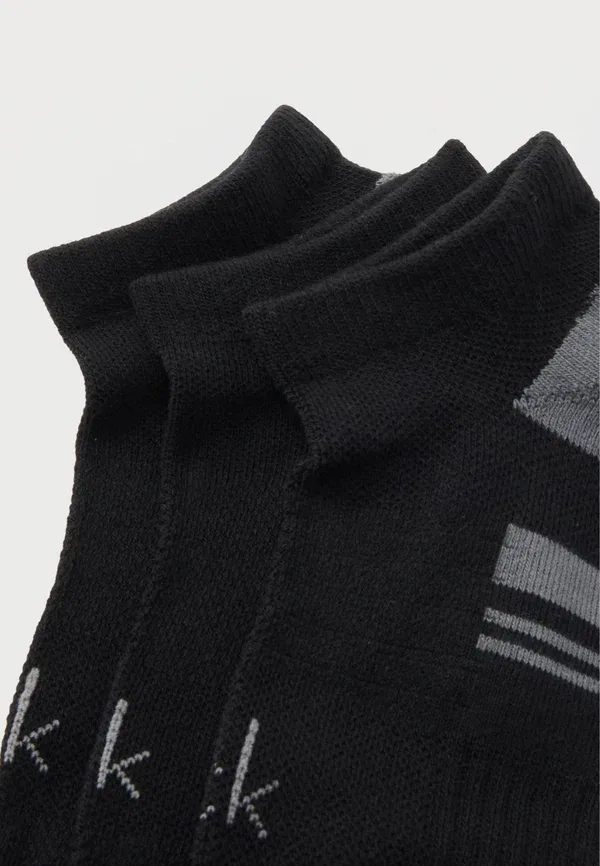 Носки спортивные Calvin Klein Golf, 3 пары, черный/серый — фото 2