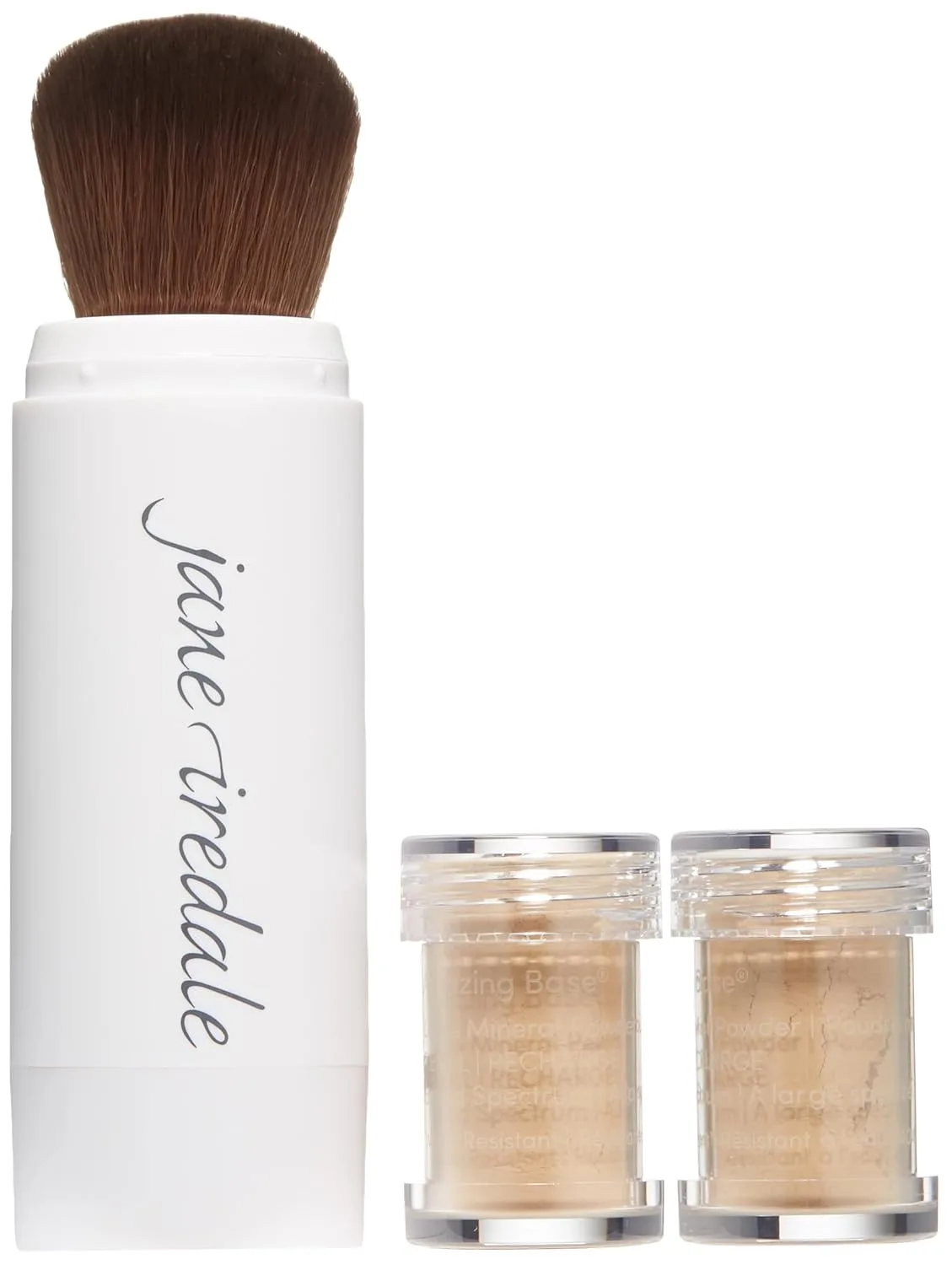 Jane Iredale Amazing Base Loose Mineral Powder, Luminous Foundation with SPF 20, Oil Free, Talc Free & Weightless, Vegan & Cruelty Free Makeup, Golden Glow — фото 4