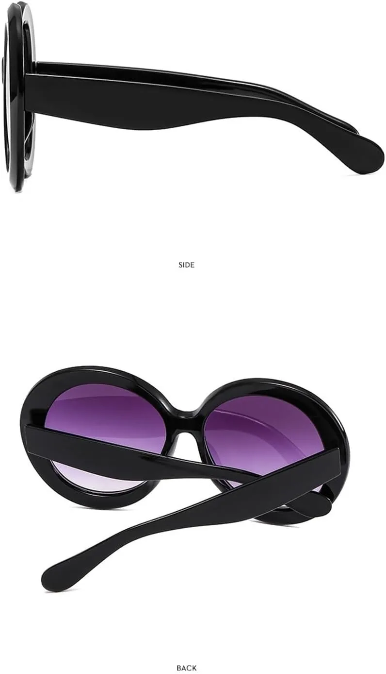 

Мужские солнцезащитные очки круглой оправы большого размера для отдыха, поездок на работу, женские солнцезащитные очки для активного отдыха Generic, White