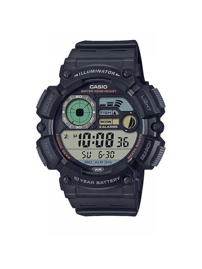 

Часы Digital Moonphase Ws-1500H-1Avef Casio, синий