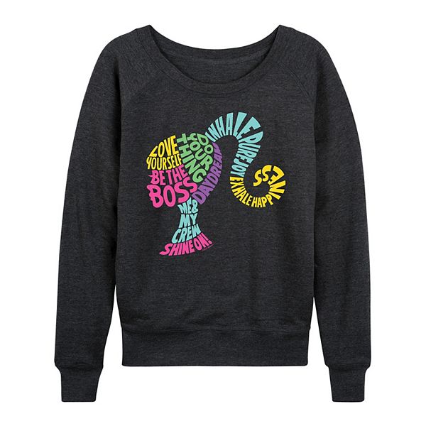 

Футболка с длинным рукавом French terry Plus size с мотивирующими надписями Barbie, Heather Charcoal, Черный, Футболка с длинным рукавом French terry Plus size с мотивирующими надписями Barbie, Heather Charcoal