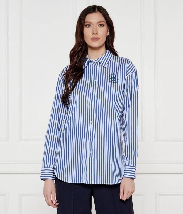 

Рубашка Lauren Ralph Lauren Relaxed Fit, синий