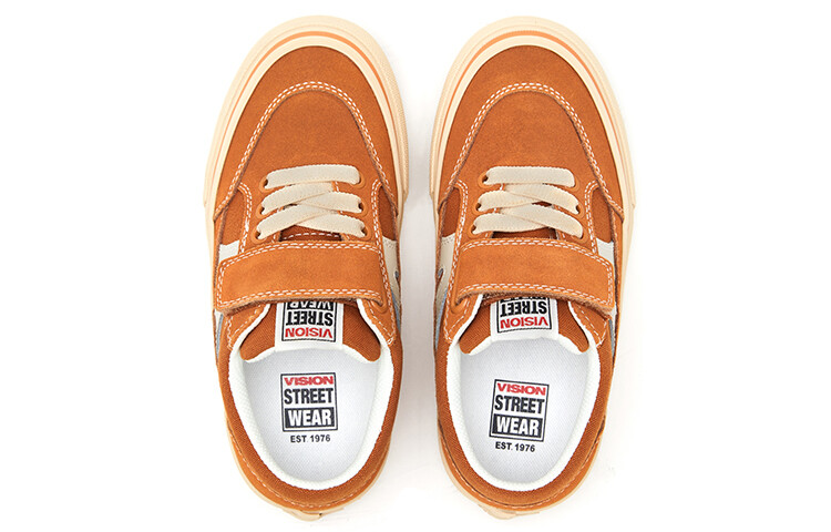 Кроссовки vision street wear Stick Kids Skateboarding Shoes Kids Low-top Dirty Orange, цвет Dirty Orange — фото 4