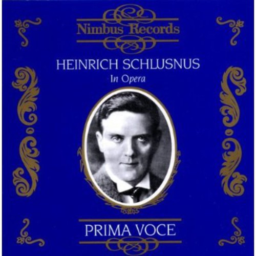 

CD диск Schlusnus, Heinrich: In Opera & Song