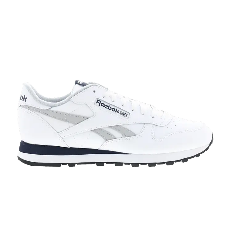 

Кроссовки Reebok Classic Leather 'White Grey Vector Navy', белый