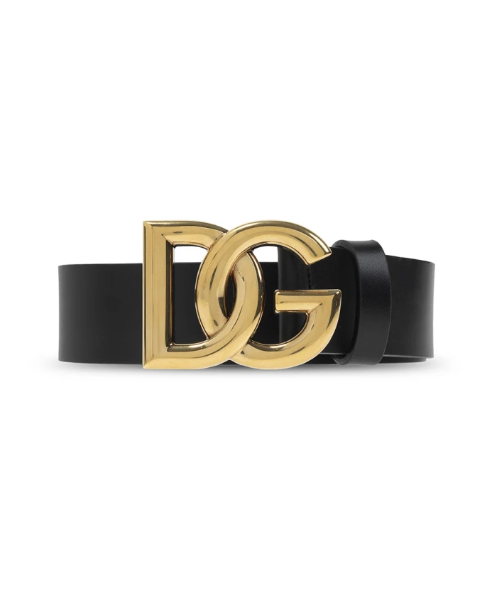 

Ремень с логотипом Dolce & Gabbana, черный