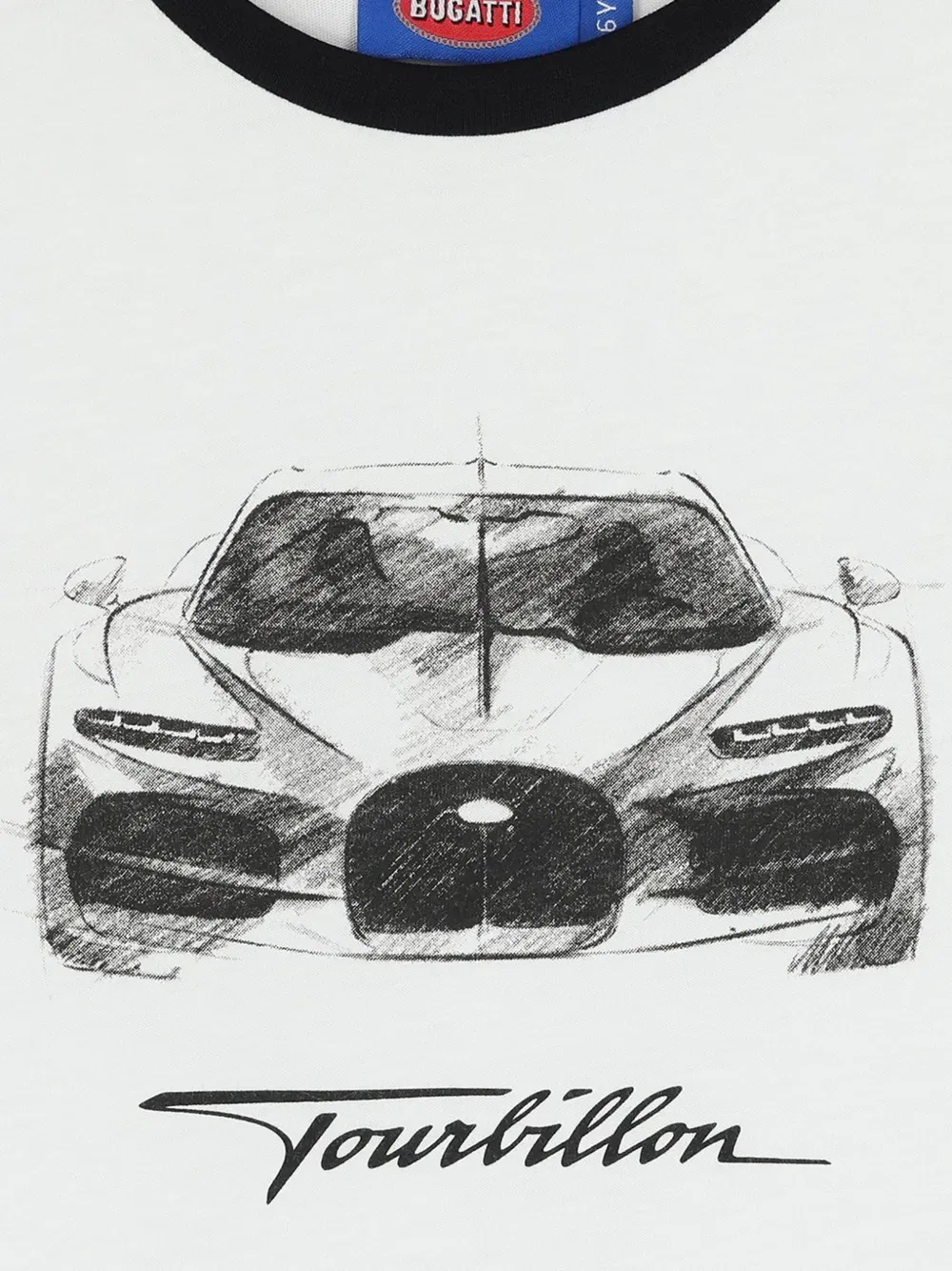 Футболка с графическим принтом Bugatti Kids, белый — фото 3