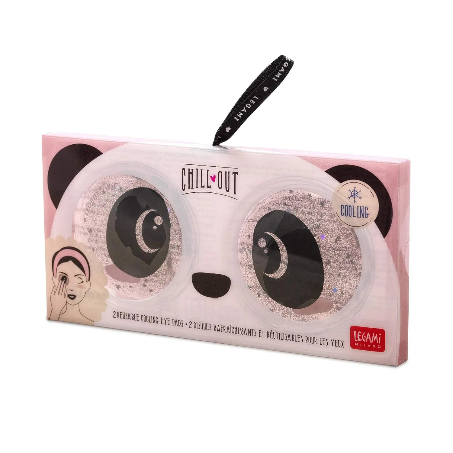 Охлаждающие многоразовые патчи для глаз «Panda Chill Out» от Legami Legami