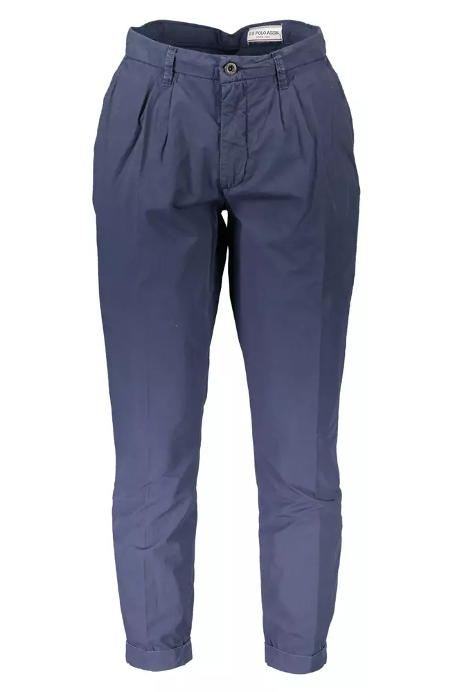 

Синие хлопковые мужские брюки U.S. Polo Assn.
