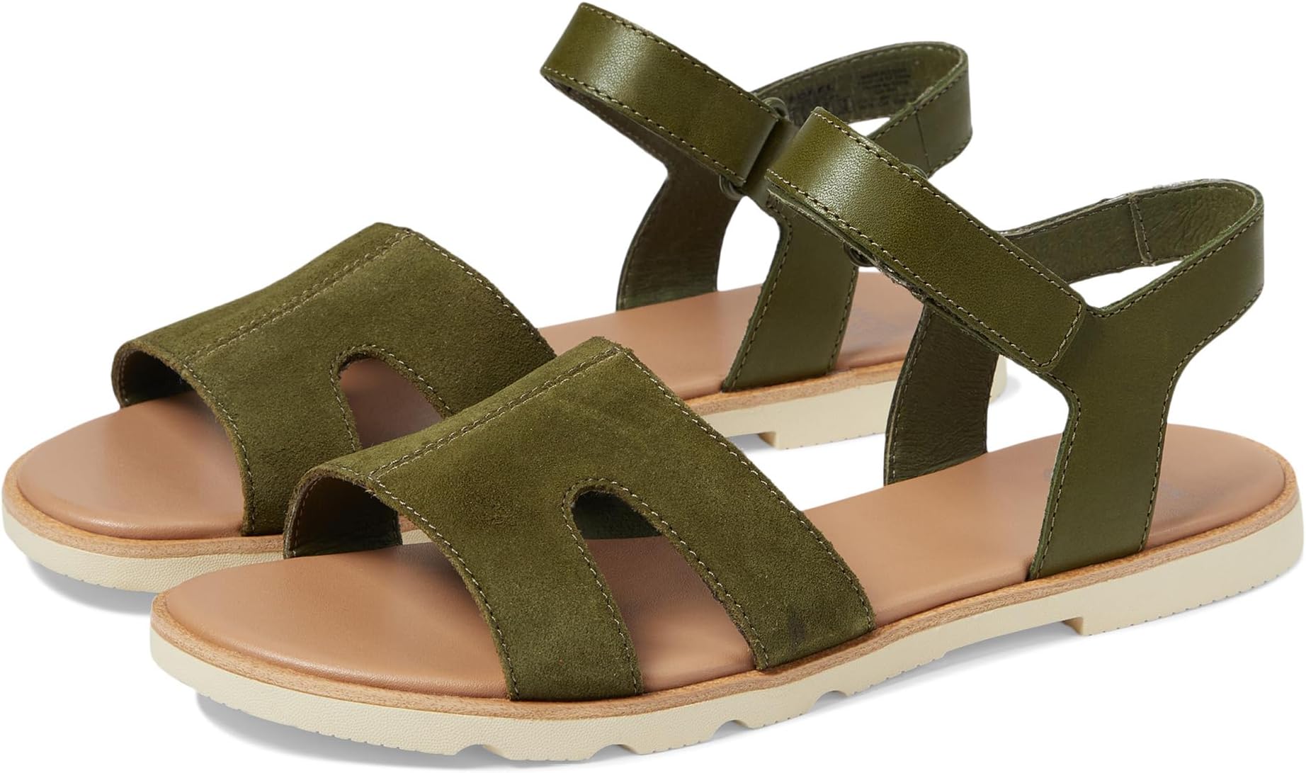 

Сандалии SOREL Ella III Ankle Strap, цвет Utility Green/Honey White