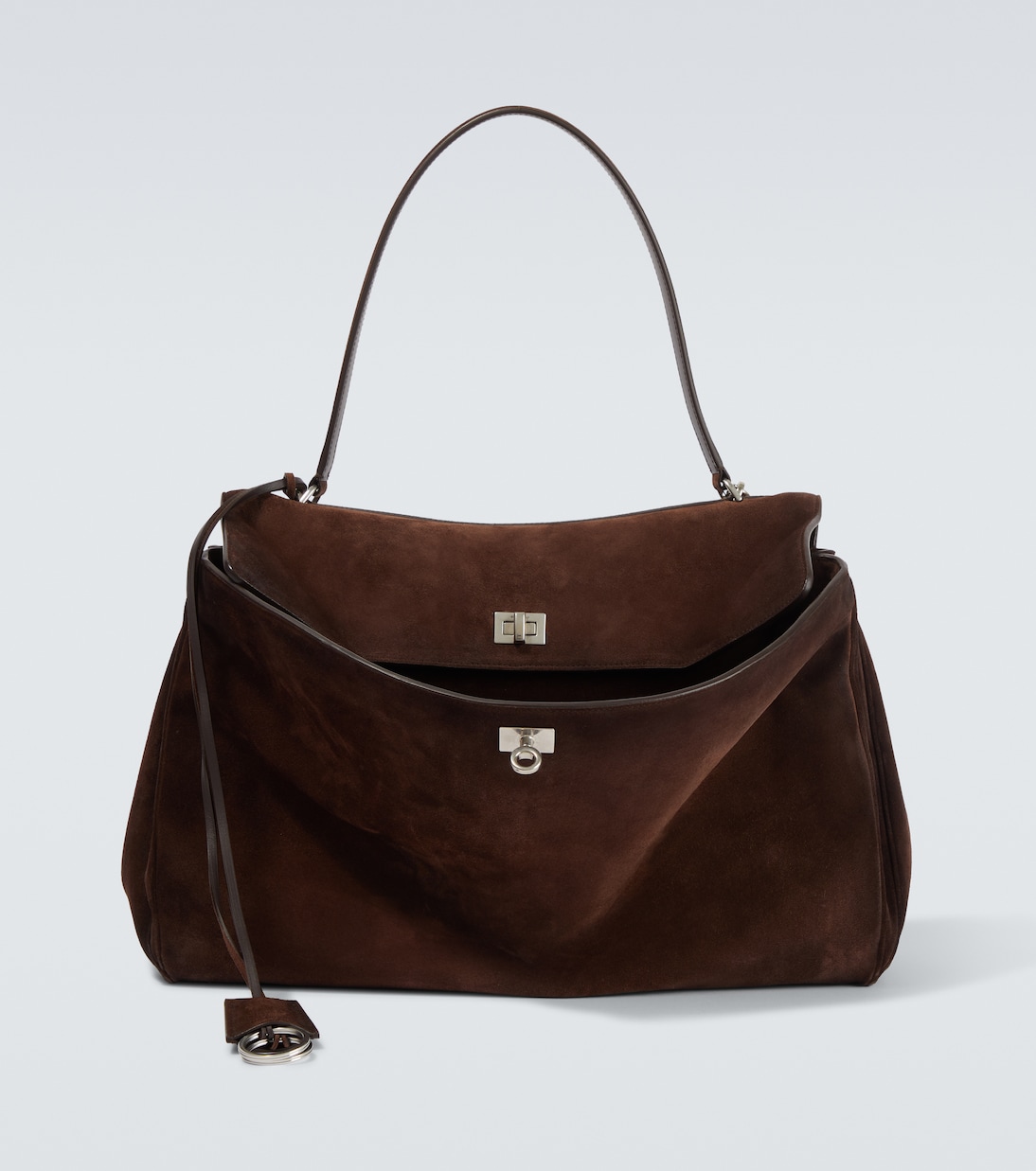 

Сумка-тоут из замши Rodeo Balenciaga, Light Espresso