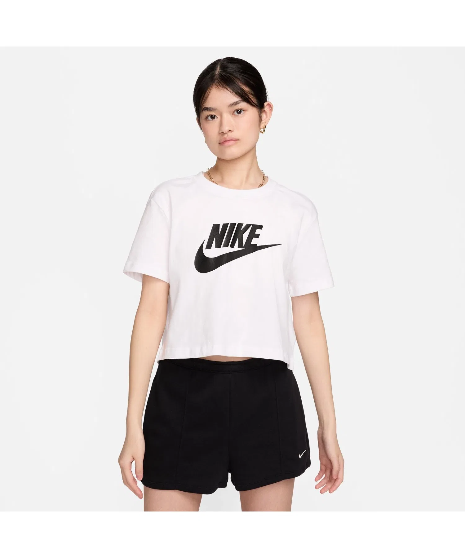 Женская футболка Nike Essential Crop Icon French Terry