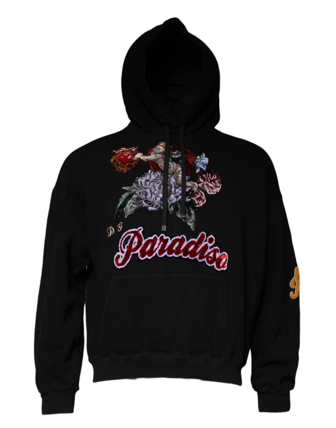 

Черный Paradiso с капюшоном мужской свитер Dolce & Gabbana