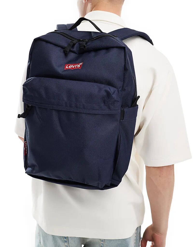 

Levi's – L Pack – рюкзак обычного размера в темно-синем цвете с логотипом