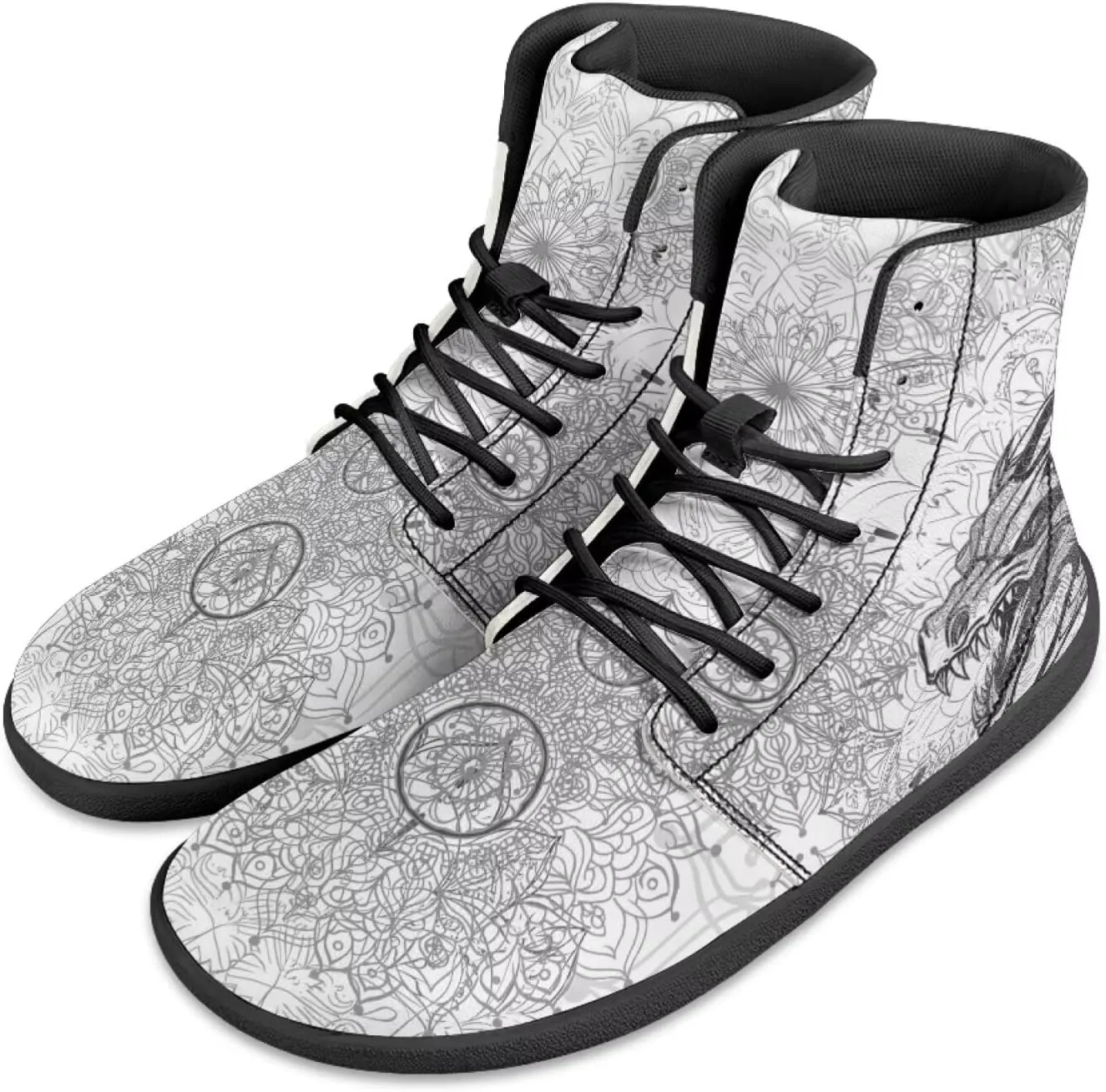 Кроссовки на высокой подошве с принтом бабочек JoyLamoria Bling Bling, кожаные шнуровки, модные высокие кеды, босоножки, широкая колодка, стиль Y2K для девочек