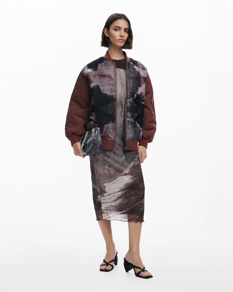 

Женская куртка от Mr Christian Lacroix Desigual, коричневый