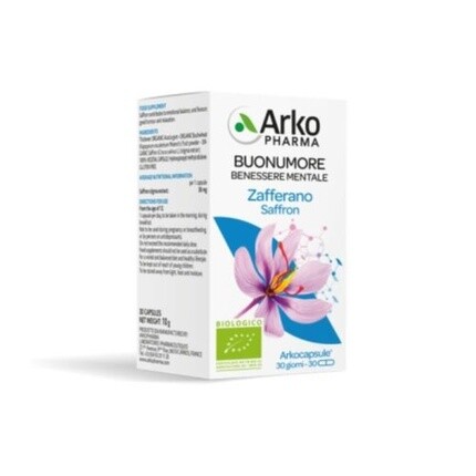 

ARKOPHARMA Arkocapsule Saffron Bio дополнение для настроения и сна, 30 капсул